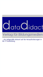 Mobile Screenshot of datadidact.de