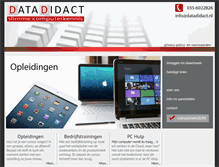 Tablet Screenshot of datadidact.nl